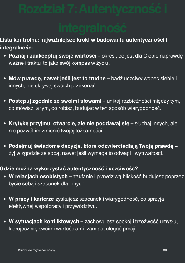 Jak rozwijać silny charakter i pewność siebie – Keys to Masculinity: Cechy