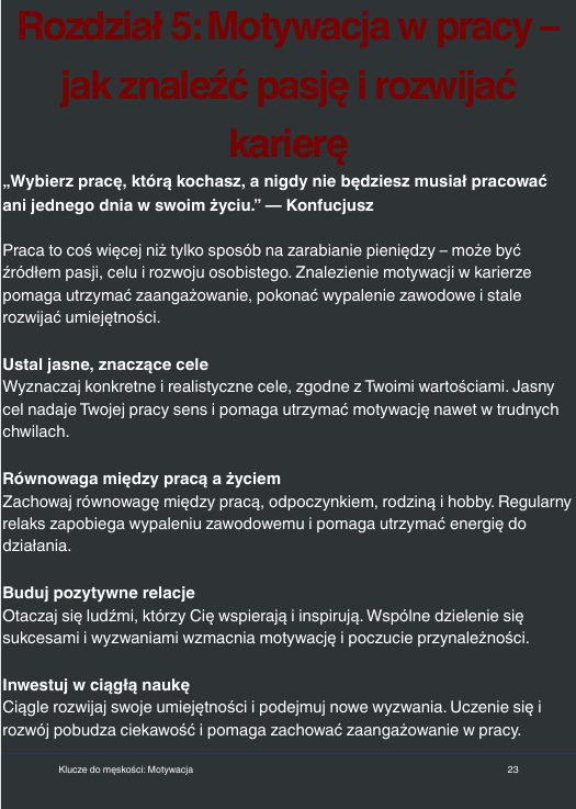 Jak utrzymać motywację i działać konsekwentnie – Keys to Masculinity: Motywacja