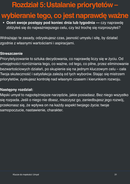 Jak rozwijać siłę psychiczną i jasność myślenia – Keys to Masculinity: Umysł